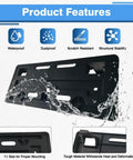 Front Bumper License Plate Frame And Mounting Bracket For Honda Accord LX 2023 2024 2025 Replacement ABS Holder