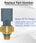 Exhaust Gas Pressure Sensor EGR For Cummins ISX ISM ISC ISL ISB ISF 2.8L 3.8L Fits 2007 2010 Dodge Ram 2500 3500 6.7L And 2011 2018 Ram 2500 3500 OE Part 4928594 Match Durable Build Easy Install, brass threaded sensor