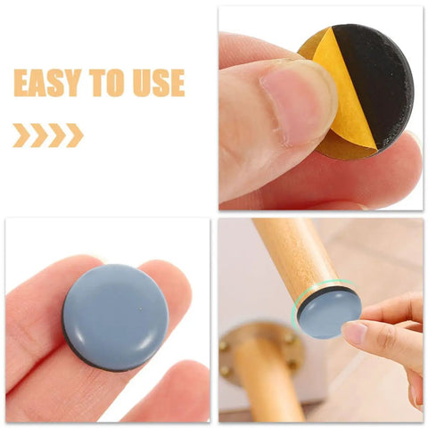 Reusable PTFE Appliance Sliders For Hardwood Floors Heavy Duty Furniture Moving Pads application on chair leg