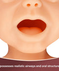 Premature Infant Simulator And NG Tube Insertion Trainer To Nail Your Clinical Game realistic oral structures for training.
