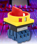 Rotary Cam Changeover Switch 3 Pole 2 Position Load Circuit Breaker On Off Power Switch 25 Amp Compact Industrial Control