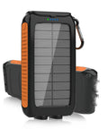 High Capacity Solar Phone Charger 49800mAh With Type-C And Dual USB Ports, Fast 15W Output, rugged design