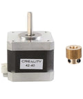 Dope 42-40 Stepper Motor With Extruder Gear For 3D Printers, 2 Phase, 1A Current, 1.8 Degree Step, 0.4 Nm Holding Torque