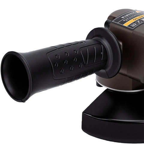 Heavy Duty Pneumatic Air Angle Grinder With 10000 RPM Motor And 110mm Disc showing ergonomic grip and lightweight composite handle.
