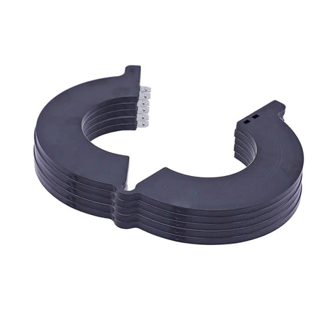 5 Pack 80mm Bucket Pin Shim Washers For Excavator And Skid Steer 5mm Thick Heavy Duty Replacement Fits Bobcat Kubota Komatsu And More To Tighten Loose Joints And Improve Pin Security stacked on white background
