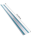 55-inch extruded aluminum rail from 110 Inch Guide Rail Kit Extruded Aluminum Rails Compatible With Track Saw Precision Cutting.