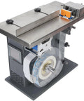 Semi-Automatic Desktop Labeling Machine With Touch Screen Control Precision Microcomputer System For Accurate Placement, side view showcasing reel.