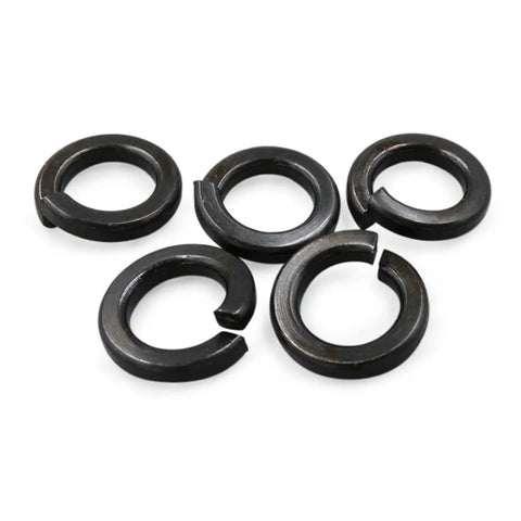 Spring Lock Washers Steel Black For M3 Through M16 Level 8 50 Pack Heavy Duty Fasteners Set Perfect For Indoor Outdoor Projects