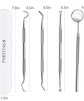 Pro At Home Dental Cleaning Kit With Stainless Steel Dental Pick And Tartar Remover for teeth scraping with storage box