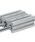 Heavy Duty Pneumatic Air Cylinder Three Rod Aluminum Alloy Build Double Action Mechanical Transmission Device for Industrial Systems