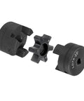 Flexible Three Eighths Inch Bore L Jaw Coupling Set with Buna N NBR Rubber Spider for Log Splitter and Hybrid Gear