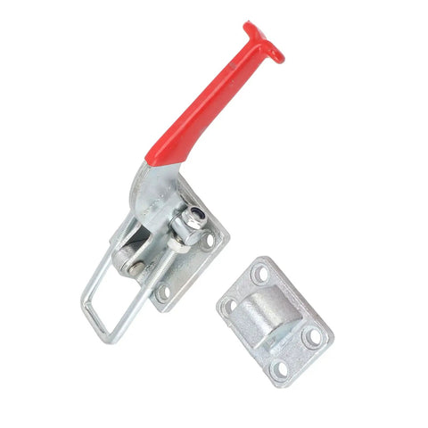 Beefy Heavy Duty Adjustable Toggle Latch Clamp Grip Up To 4008 Lbs with red handle for machinery and home decor installations