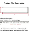 Diagram showing size specifications for Heavy Duty Dowel Marker Pins Set 1 Mm And 1.5 Mm 300 Pcs 304 Stainless Steel Locating Pins Kit