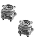 Rear Wheel Hub Bearing Assemblies Pair Replacement For 2004 2008 Nissan Maxima V6 3.5L OEM Quality.