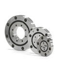 Three sizes of RU178 Cross Roller Bearing for CNC Machine Tool Rotary Tables and Industrial Robots, made of durable bearing steel.