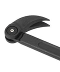 Heavy Duty Extendable Tire Pry Bar close-up, ergonomic grip, adjustable steel puller for smooth rim safe tire change.