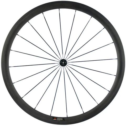 38 And 25mm Carbon Wheelset For 700c Clincher With Basalt Braking Surface, Toray T700 Carbon Fiber, Shimano Cassette, Road Bike Ready