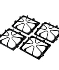 4 Pack Stove Grates Replacement 8.8 x 8.3 Inches Porcelain Enamel Cast Iron For Maytag Amana Inglis Kirkland Kenmore Gas Range