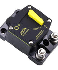 Heavy Duty 250 Amp DC Circuit Breaker For 12V To 48V Systems Waterproof Inline Holder With Manual Reset Switch Surface Mount