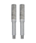 Two BT8 spindles from Two Sets Of 4 On 4 Inch Trailer Hub Kit With 1 Inch BT8 Spindle And Bearing Kit Includes Two Idler Hubs With Lug Nuts Rated
