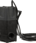 115V Dual Discharge Submersible Pond Pump With Beefy 4280 GPH, Oil-Free Direct-Drive Waterfall Pump For Ponds, Black