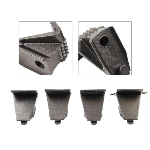 Rim Safe Jaw Clamp Protectors for Tire Changer Machines M12 Set Clip On Guard Caps Prevent Rim Scratches Durable Metal