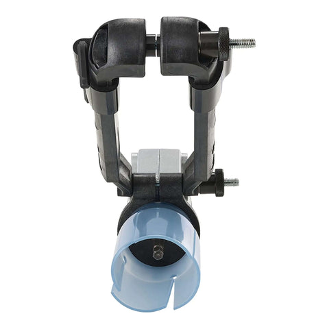 TurboShear Drill Attachment for Corrugated Metal Roofing, 360 Degree Rotating, front view showing lightweight, heavy-duty design.