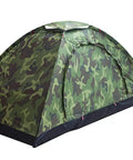 Camouflage Solo Camping Tent for Hiking Lightweight One Person Tent with Easy Setup One Entrance 78.7 In Long 39.4 In Wide 33.5 In High