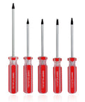 Top Tier Magnetic Spanner Screwdriver Set In Bold Red Featuring Five Sizes Forged From Tough Chrome Vanadium Steel Delivering Zero Drama Precision Repairs On Mini Tech Gadgets Daily.