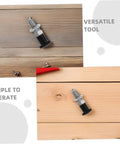 Built Tough Indexing Plunger Pin With Dead Tight Spring Loaded Threaded Design In Premium Stainless Steel on wood surface.