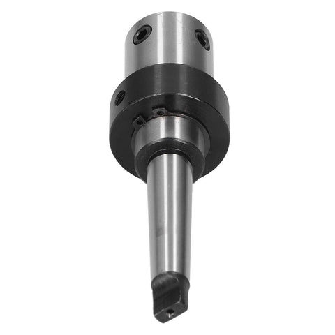 MT2 Morse taper drill adapter with hollow core cooling sleeve front view