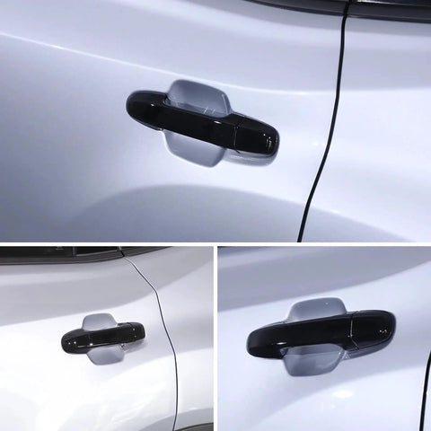 Heavy Duty Car Door Handle Cover Protection Guard Compatible Subaru Ascent 2019 2025 Easy Install No Tools Needed Shields From Scratches Dust Oxidation Keeps Your Auto Exterior Looking Sharp and Clean During Bad Weather for Long Term Use, matte black