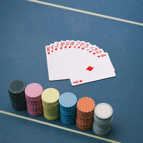 2 Sets Sublimation Blank Poker Cards 2.55 By 3.54 Inches White Deck Kit For Heat Transfer Printing DIY Printable Playing Cards