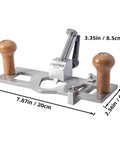 Router Plane Handheld Woodworking Tool With Adjustable Blade And Fence, Pro Grade Stainless Steel Body, Built Tough, R022