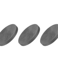 High Purity Graphite Block Disk Ingot 50x5mm Electrode Plate Sheet Pack Of 3 for melting, casting, electrolysis, lab, foundry use
