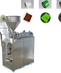 Heavy Duty Automatic Liquid And Paste Filler With Digital Controls For Hassle Free Small Batch Commercial Packaging Of Oils Vinegars Creams And Drinks 110V with stainless steel build and digital display.