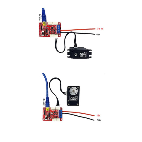 Heavy Duty 30KG 12V High Torque Servo With 360 Degree Continuous Rotation And Magnetic Encoder, Programmable Digital Servo With Controller For RC Cars, Robotic Arms, And Industrial Projects, wiring diagram