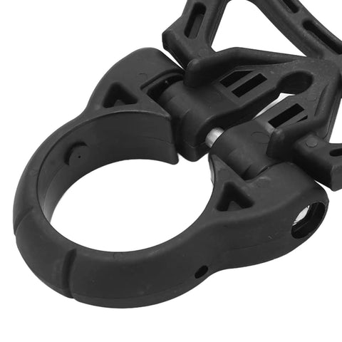 Close-up of Scuba Tank Carry Handle and Folding Dive Holder Grip for 42-44mm Cylinders, lightweight and non-slip design.
