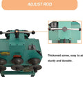 Adjust rod on Electric Pipe Tube Bender Machine 110V 1.5KW with sturdy, thickened screw for precision adjustments.