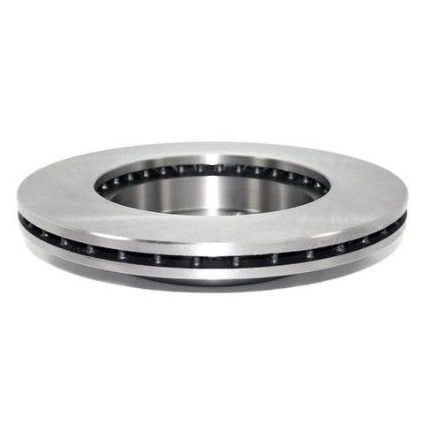 Front view of Front Vented Brake Rotor Built For Street And Track Performance With Forged Flange Precision ABS Signaling Multi Lip Seals