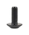 Top Shelf Premium Grade 5 Titanium M5x15mm Button Umbrella Torx Head Bolt Black with a smooth rounded base for heavy duty applications.