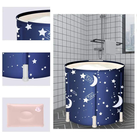 Portable Ice Bath Tub For Recovery And Therapy, Foldable Freestanding Soaking Bath For Indoor Or Outdoor Use, 120 Liter Capacity