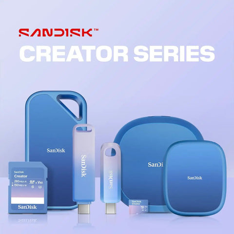 SanDisk Creator Series including 2TB Creator Phone SSD With Up To 1000 MBs Read And 950 MBs Write For MagSafe USB C Phones