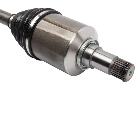 Front Passenger Side CV Axle Assembly for 2010-2015 Mercedes GLK350 AWD and 2014-2015 GLK250 Heavy Duty Replacement With Neoprene Boot Direct Fit Long Lasting Reliability, close-up splined end