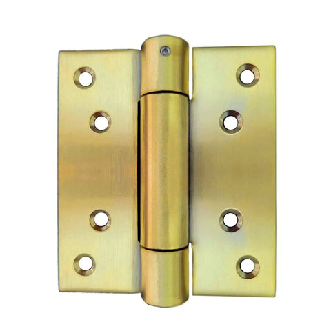 Four Piece Self Closing Stainless Steel Door Hinges With Adjustable Tension Ball Bearing for Ultra Quiet Smooth Close