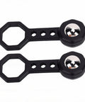 Eujgoov Magnetic Stud Finder 2 Pack Handheld Wall Metal Detector with Compact Portable Design for Hanging Mirror (Black) tools