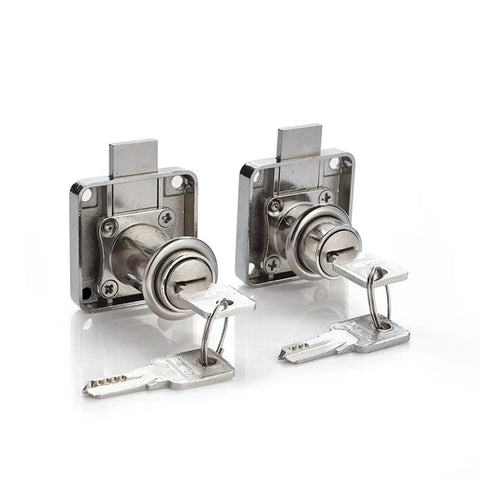 Cam Lock Drawer Lock Set For Cabinets And Wardrobes With 2 Keys Same Key System Tamper Proof Secure Furniture Lock Hardware
