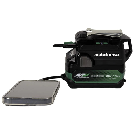 Side view of 18V And 36V Slide Battery Charger With Dual USB C Ports, Fast Charging For 18V And 36V Batteries And USB Devices