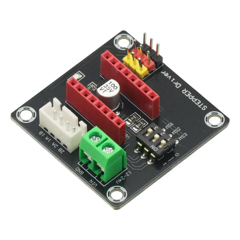 Top view of Two Pack 42 Channel Stepper Motor Driver Expansion Board For DRV8825 A4988 3D Printer Control Shield Module