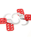 8 Pack Lockout Tagout Hasp Kit With 1.5 Inch Extended Jaw Tamper Proof LOTO Hasps Stainless Steel Impact Resistant Safety Hasps